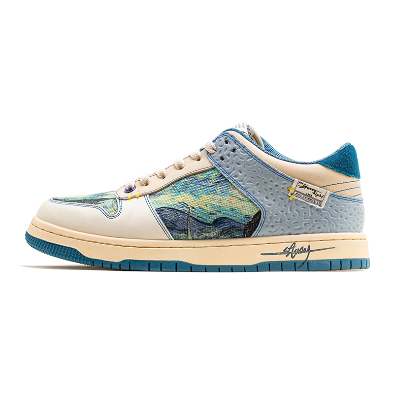 Von Van Gogh inspirierte Sneakers Starry Night